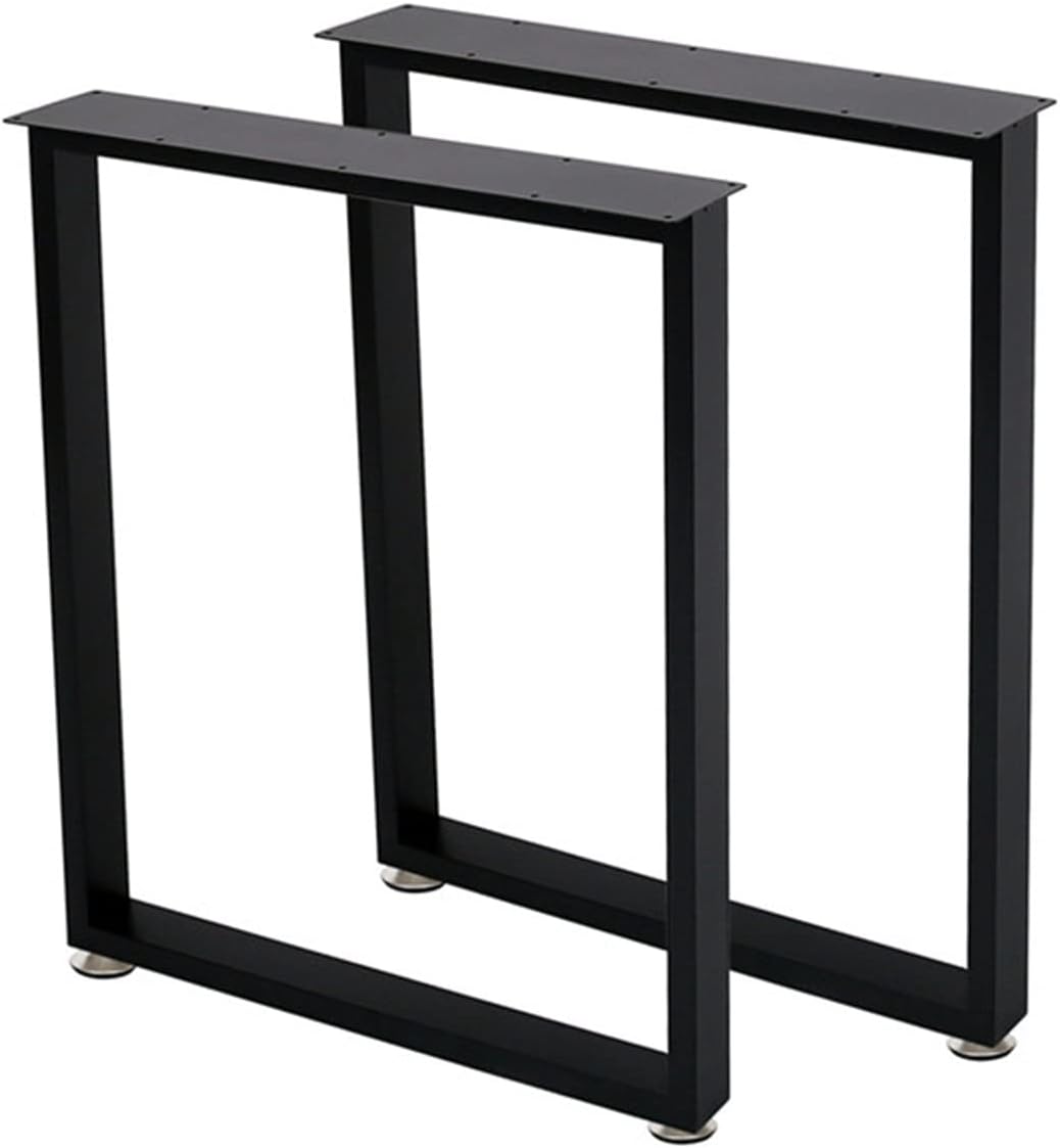 Metal Legs for Table V Shape 28" H Tall Metal Black Table Leg Heavy Duty Industrial Desk Legs Set of 2