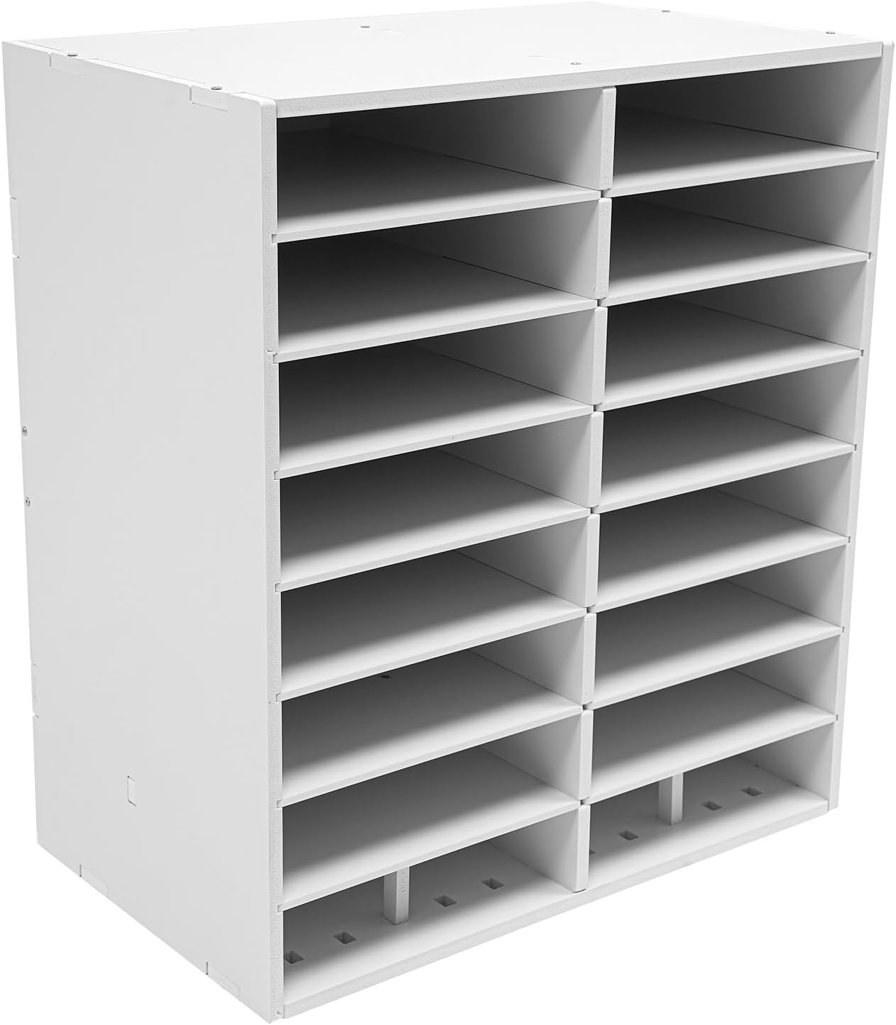 TFCFL Literature Organizer,16 Slots File Organizer Office Mailbox Desk Mail Sorter,Classroom Mail Organizer File Storage Holder for Home,Office,Mailroom,Classroom (Black)
