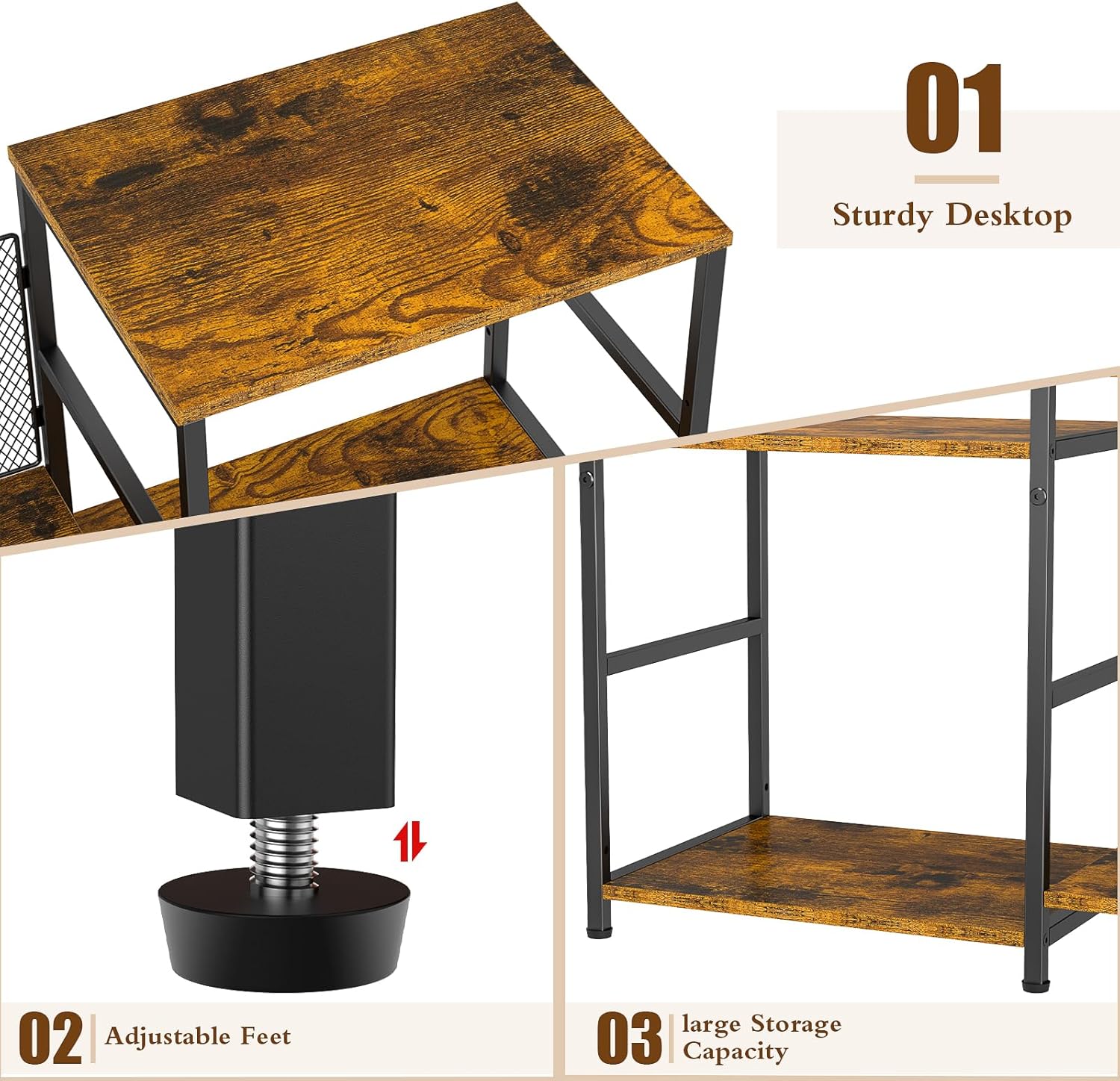 Record Player Stand, Turntable Stand with Vinyl Storage Holds up to 300+ Albums, Storage Cabinet for Vinyl Records, Record Player Table for Living Room